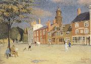Joseph E.Southall The Green at Banbury oil painting on canvas